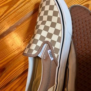 Checkered Vans mens size 5, womens size 6.5